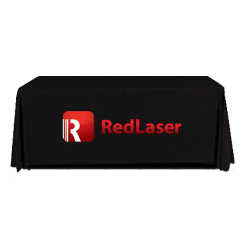 6ft Table Throw Full Color Digital Print Satin