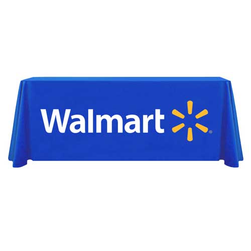 8ft Table Throw Full Color Digital Print Satin