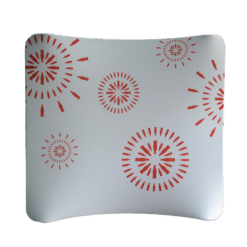 Tension Fabric Tradeshow Backdrop Display (Curved)