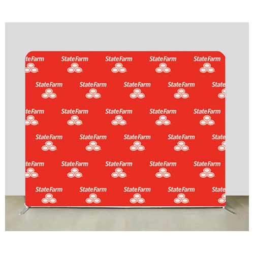 Custom Step Repeat Fabric Backdrop Event Display