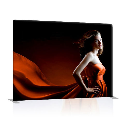 Tension Fabric Tradeshow Backdrop Display (Straight)