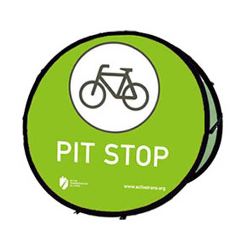 5ft Medium Circle Pop-up A-Frame Fieldboard Sign