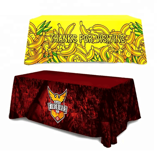 Premium Full-Color Printed Table Cover (Choose size)