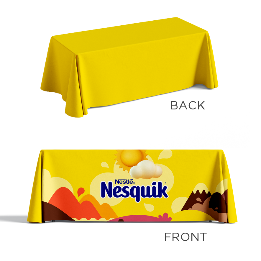 Premium Full-Color Printed Table Cover (Choose size)