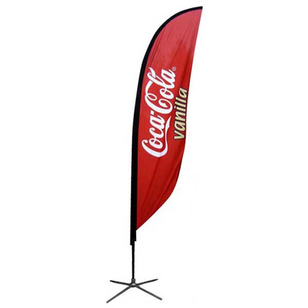 Custom Logo Printed Outdoor Feather Flag (Choose Size)