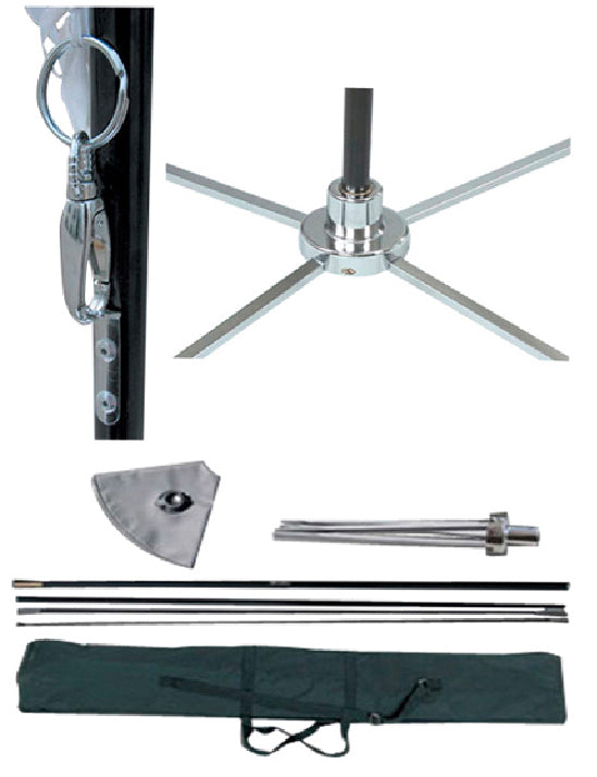 11ft Custom Outdoor Teardrop Flag w/ Print Advertising