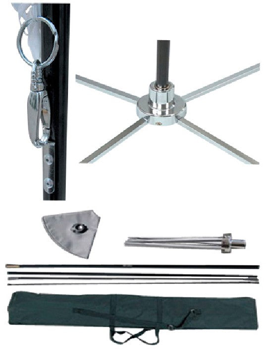 11ft Custom Outdoor Feather Flag w/ Print Advertising