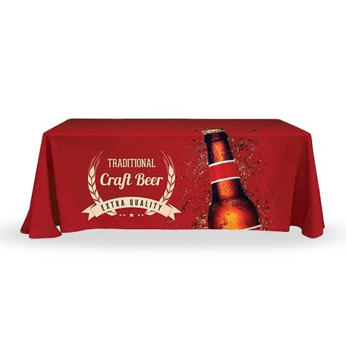 Premium Full-Color Printed Table Cover (Choose size)