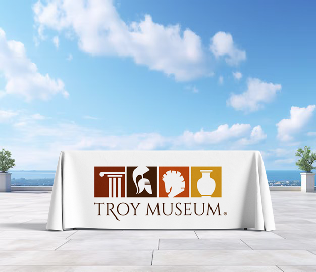 Premium Full-Color Printed Table Cover (Choose size)