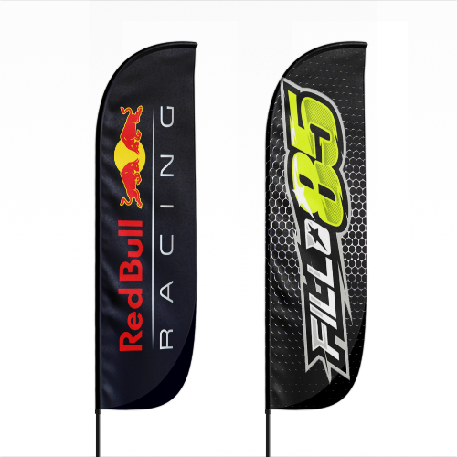 Custom Logo Printed Outdoor Feather Flag (Choose Size)