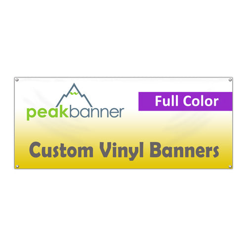 Custom Print Full Color Vinyl Banner