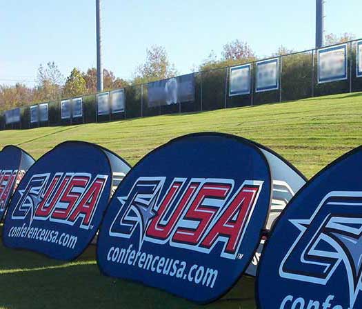 Soccer Team Custom Logo Printed Field Board A-Frame Sign