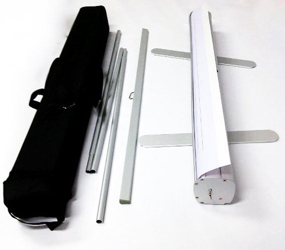 2.5x7ft Pull Up Retractable Banner Display