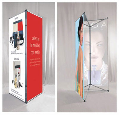 Tri-Banner 3-Sided Portable Tradeshow Display