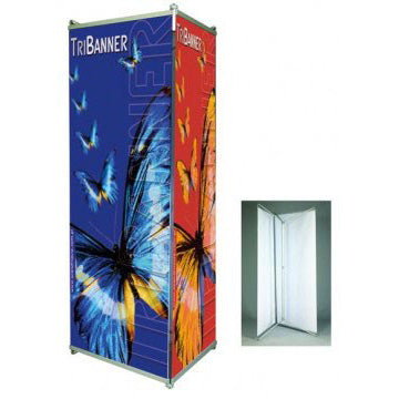 Tri-Banner 3-Sided Portable Tradeshow Display