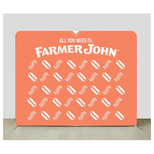 8x10 ft Full Print Step Repeat Fabric Backdrop Event Display