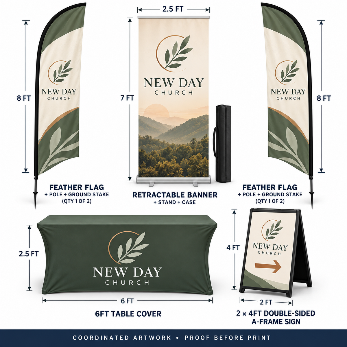 Church Welcome & Information Display Kit