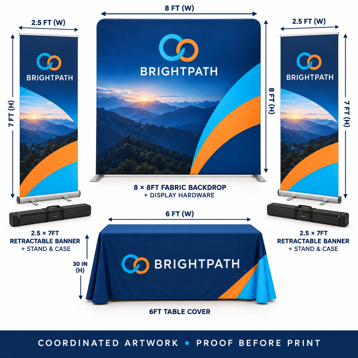 Job Fair & Employer Recruiting Display Kit